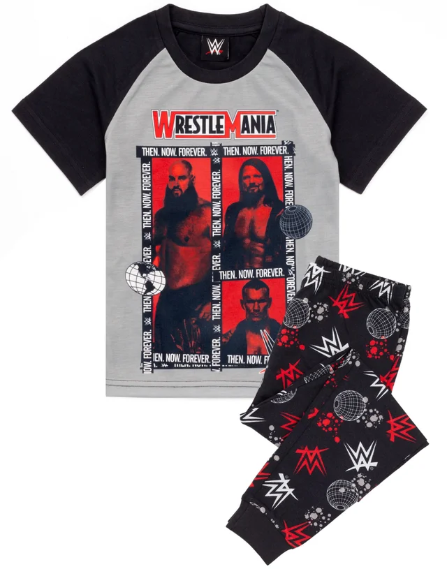 Vanilla Underground WWE Kids Wrestlers Photographic Print Grey PJs