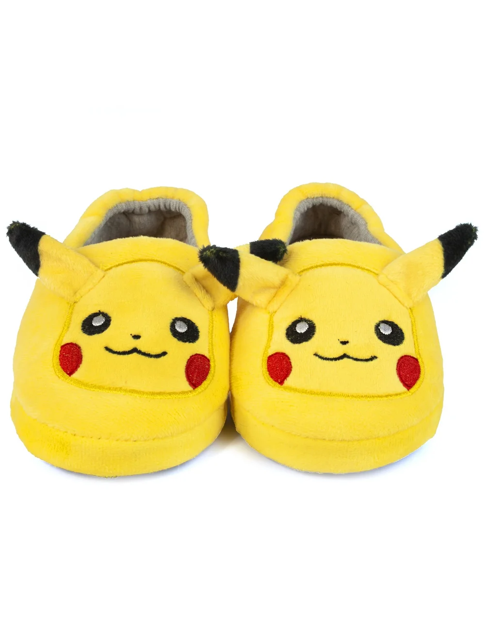 Pokemon Boys Yellow Pikachu Novelty 3D Slippers (10 Younger - 2.5 Older) - 1 Infants Image 5