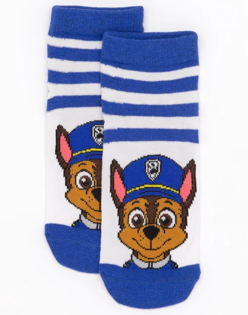 Paw Patrol Boys Multicoloured Multi-Character Calf Socks Set Of 5 (3 - 12 Younger) - Size 3-5.5 Infant Footwear Image 2
