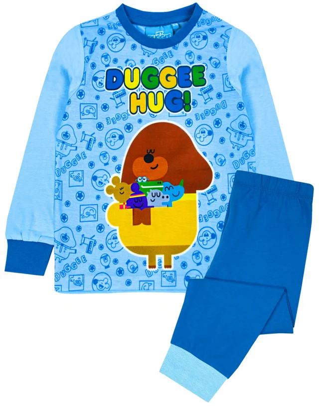 Vanilla Underground Hey Duggee Kids Long Leg Blue PJs