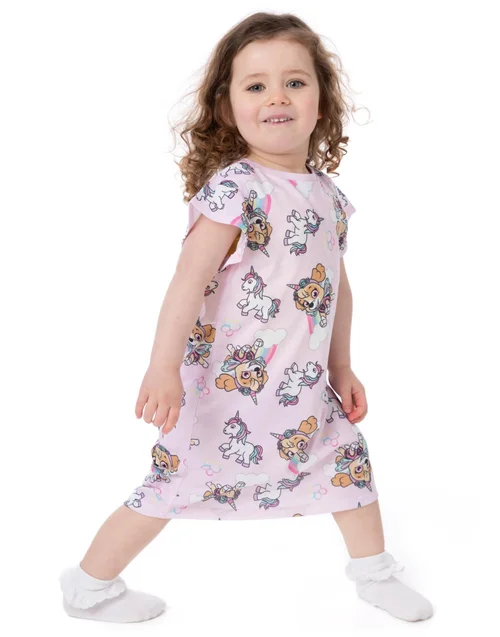 Vanilla Underground Paw Patrol Kids Multicoloured Skye Nightdress - Age 4-5 Years Image 2