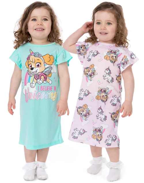 Vanilla Underground Paw Patrol Kids Multicoloured Skye Nightdress - Age 4-5 Years Image 1