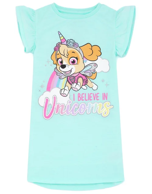 Vanilla Underground Paw Patrol Kids Multicoloured Skye Nightdress - Age 4-5 Years Image 5