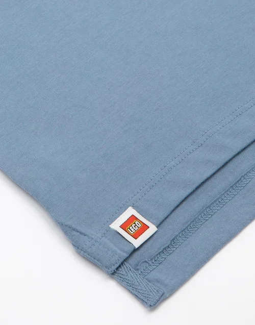 Lego Boys Blue Ninja Warrior Placement Print Short Sleeved T-Shirt (2 - 9 Years) - 3-4 Yrs Image 5