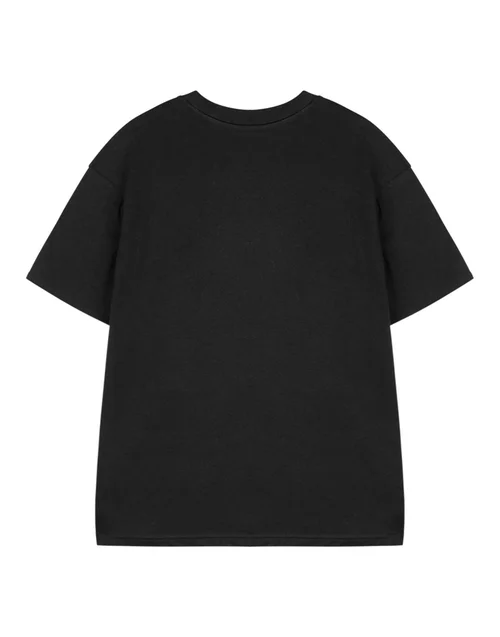 Vanilla Underground Nirvana Kids Yellow Logo Black T-Shirt - 11-12 Yrs Image 2