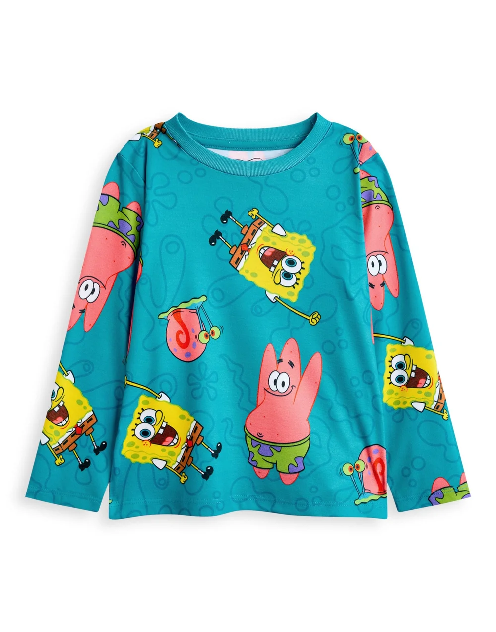 SpongeBob SquarePants Kids Multicoloured Pack Of 2 Pyjama Set (3 - 14 Years) - 5-6 Yrs Image 2