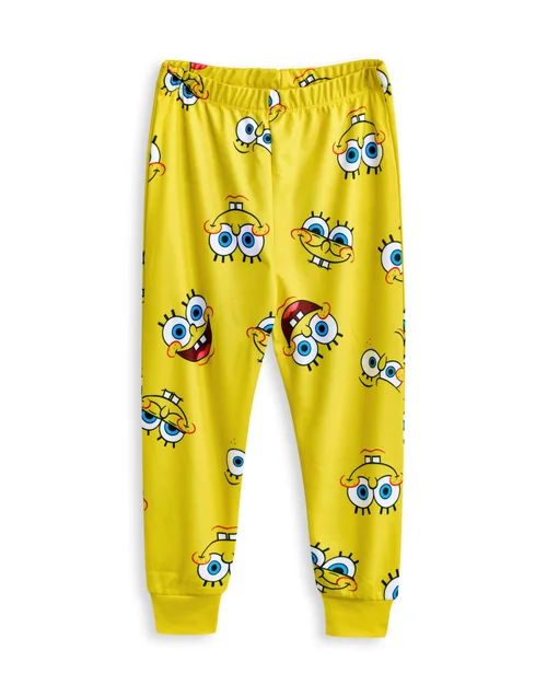SpongeBob SquarePants Kids Multicoloured Pack Of 2 Pyjama Set (3 - 14 Years) - 5-6 Yrs Image 5