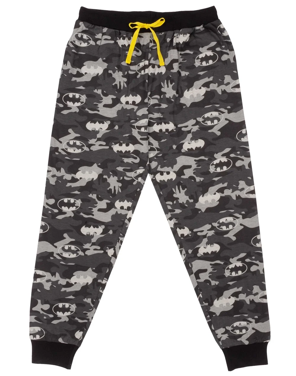 Vanilla Underground DC Comics Adults Camo Logo Black PJs - Extra Large Image 4