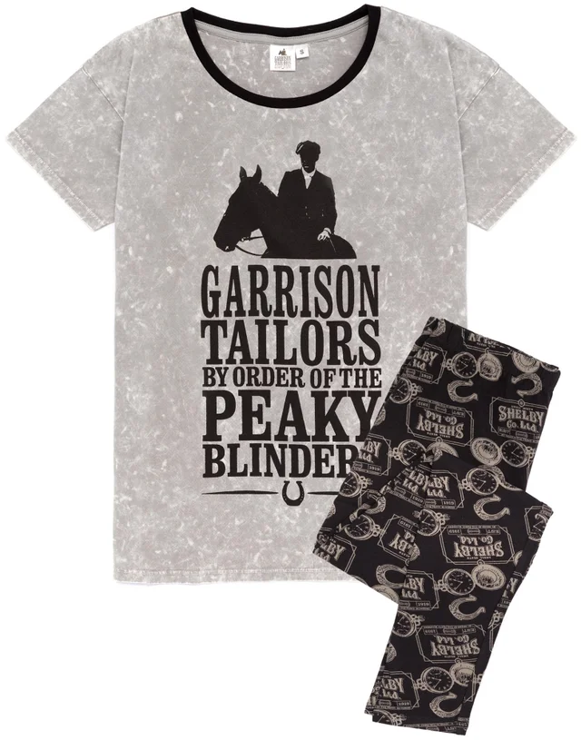 Vanilla Underground Peaky Blinders Adults Peaky Blinders Grey PJs