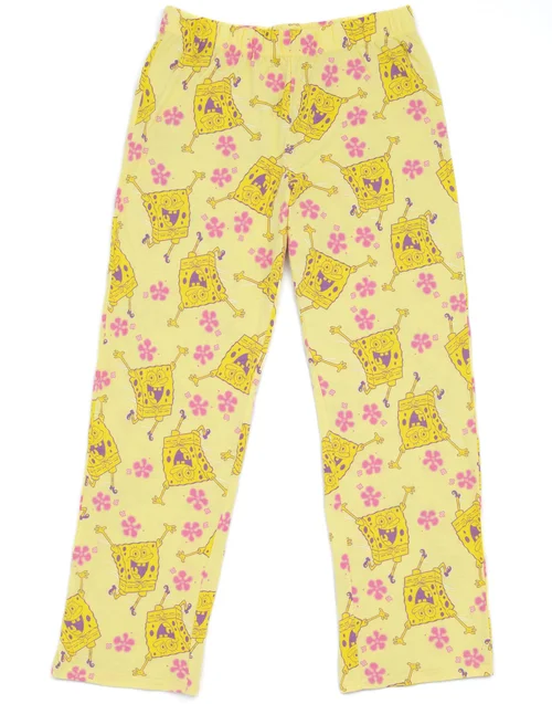Vanilla Underground SpongeBob SquarePants Adults Spongebob Squarepants Pink PJs - Small Image 5