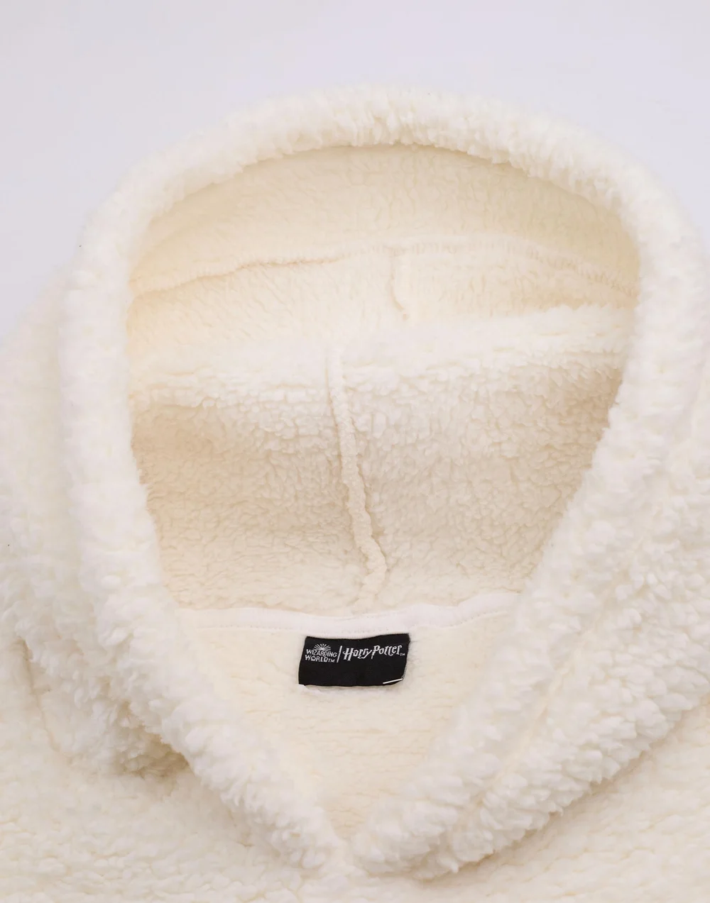 Vanilla Underground Harry Potter Adults Hedwig Blanket Beige Hoodie - One Size Image 5