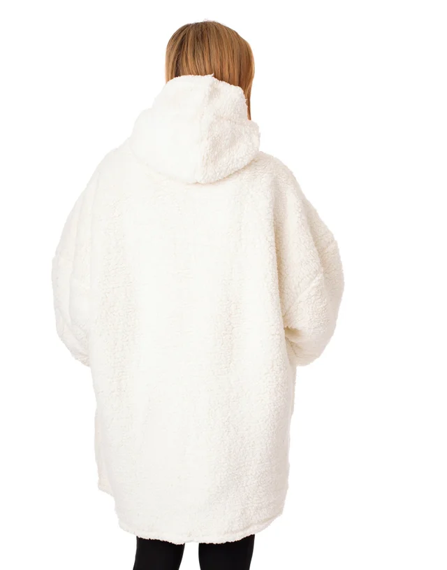 Vanilla Underground Harry Potter Adults Hedwig Blanket Beige Hoodie