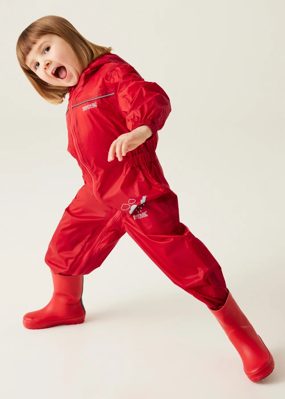 Regatta Ruby Kids' Splosh III Breathable All in 1 (6-72 months) - 1-1.5 Yrs Image 3