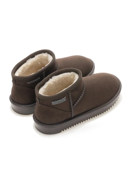 Regatta Chocolate Kids' Risley Short Waterproof Boots (Younger 8 - Older 3) - 7 Infants Image 2