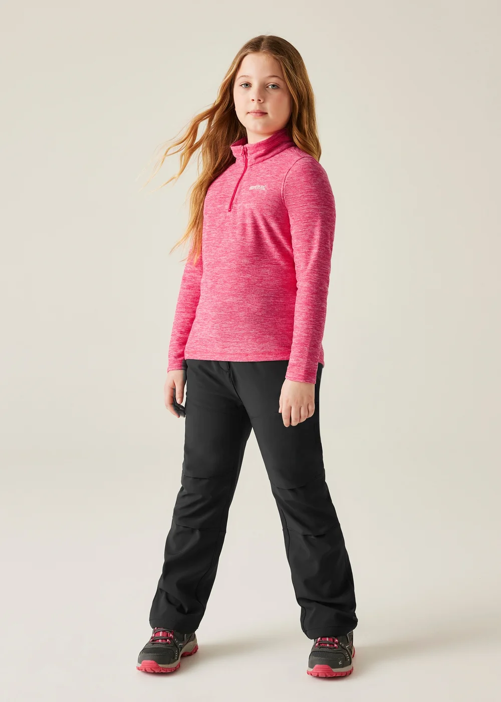 Regatta Candy Pink Kids' Hot Shot Marl Durable Fleece (3-16yrs) - 15-16 Yrs Image 3