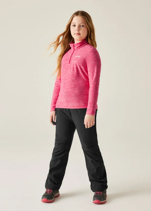 Regatta Candy Pink Kids' Hot Shot Marl Durable Fleece (3-16yrs) - 15-16 Yrs Image 3
