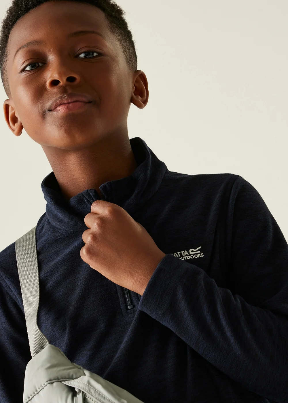 Regatta Ink Kids' Hot Shot Marl Durable Fleece (3-16yrs) - 3-4 Yrs Image 4