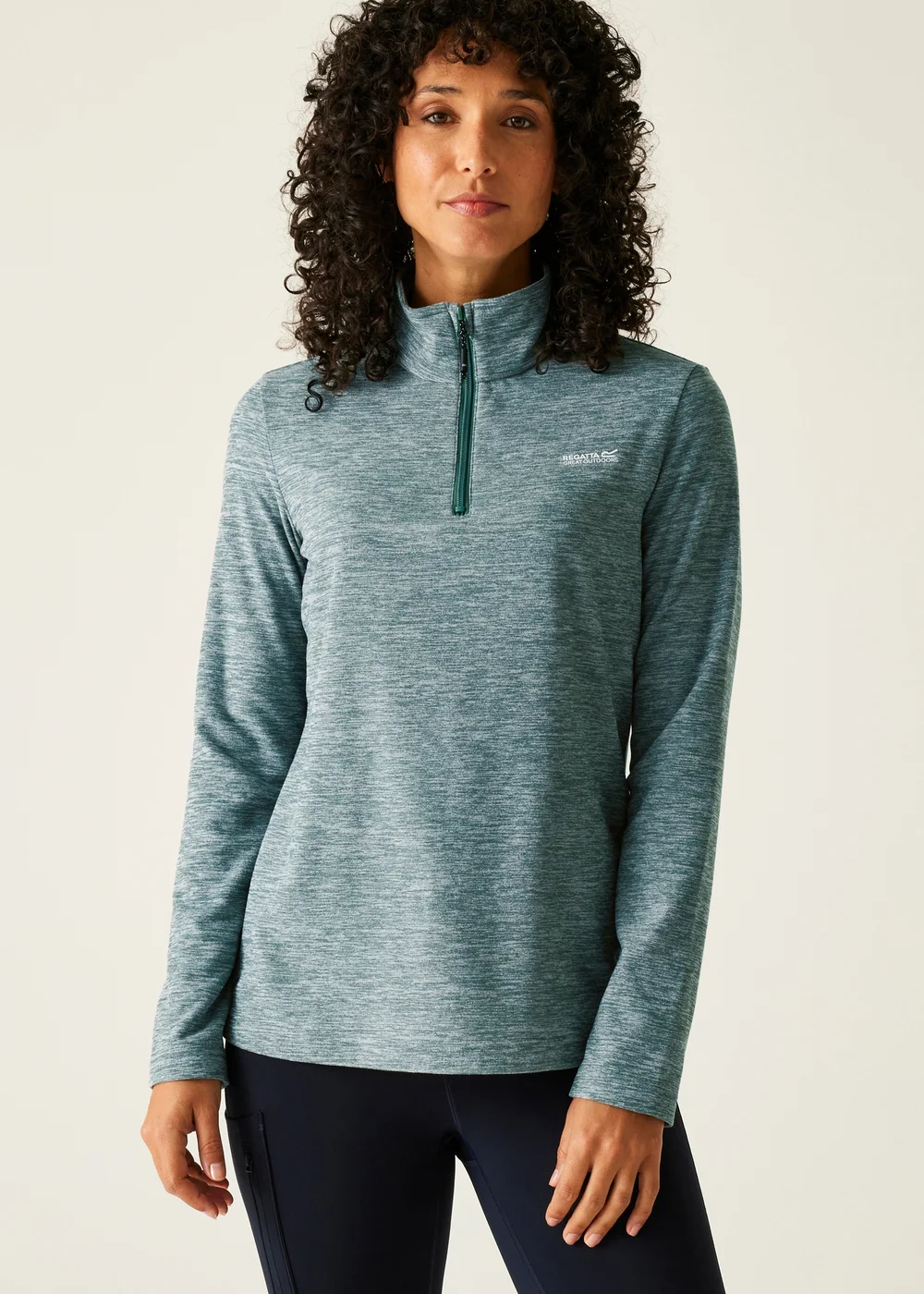 Regatta Forest Green Sweethart Marl Anti-Pill Fleece - 8 Image 1
