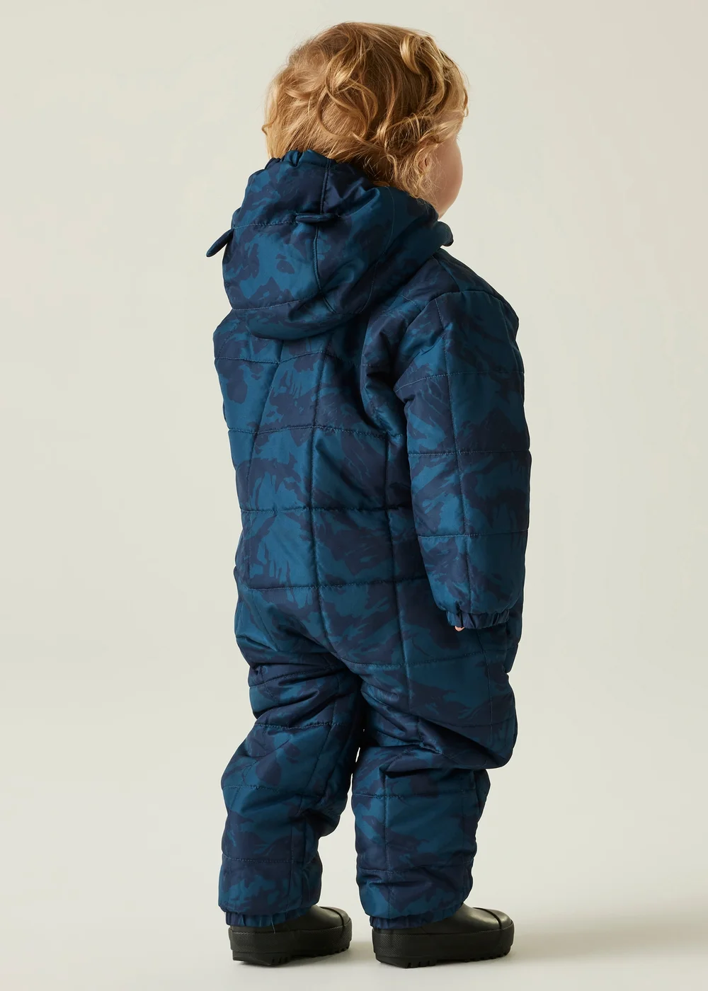 Dare2B Midnight Blue Kids' Bambino II Showerproof Waterproof Insulated Snowsuit (0-72 months) - 0-6 Months Image 2