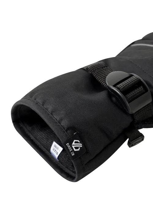 Dare2B Black Kids' Glacier Waterproof Gloves (4-13yrs) - 4-5 Yrs Image 3