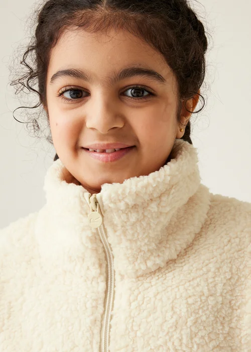Regatta White Kids' Kaliza Half Zip Stretch Fleece (3-16yrs) - 5-6 Yrs Image 4