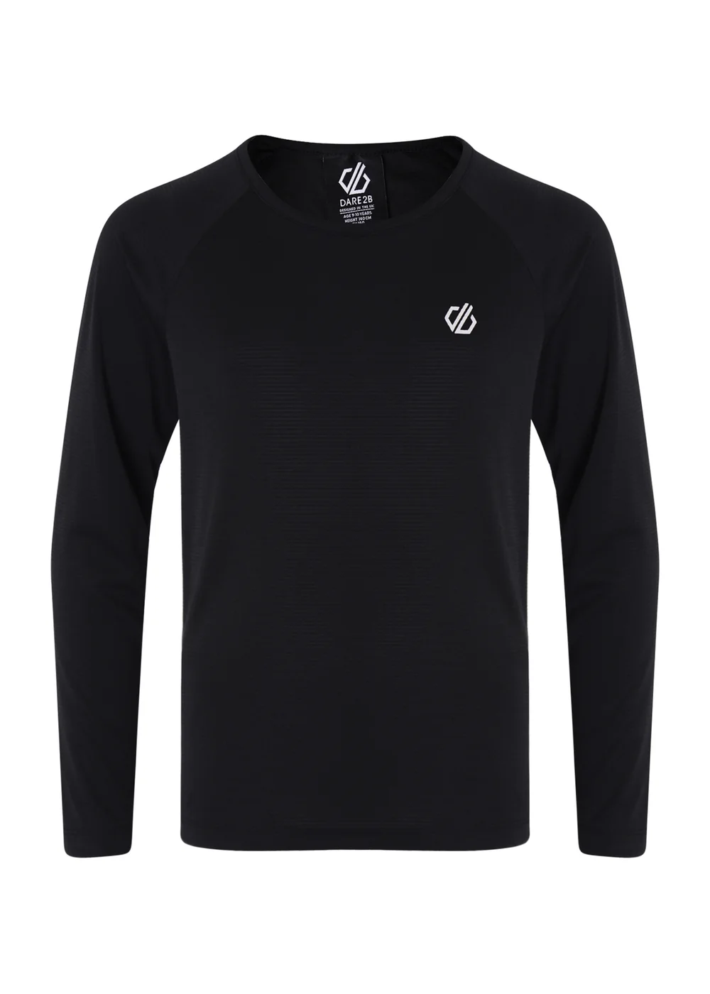 Dare2B Black Kids' Elate III Lightweight Base Layer (3-16yrs) - Age 11-12 Years Image 6