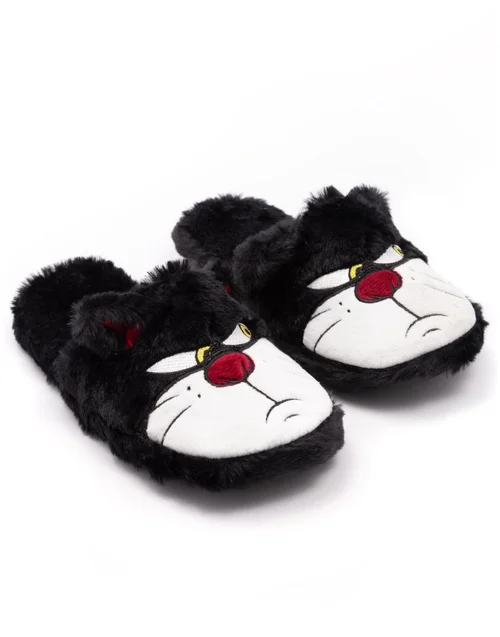 Disney Black Cinderella Mule Slippers - 7-8 Image 3