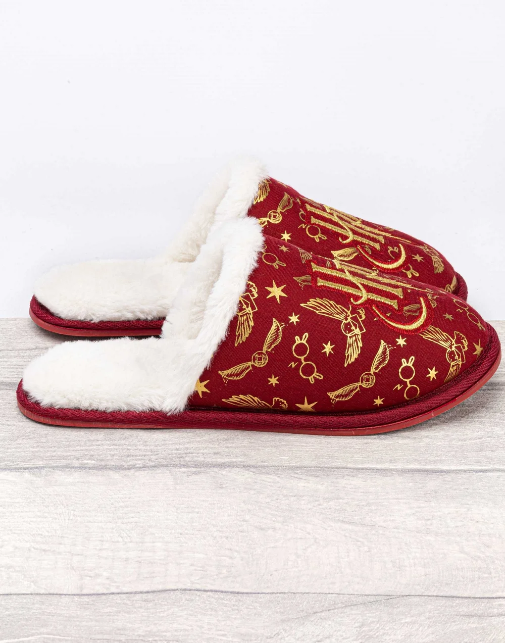 Harry Potter Red Logo Mule Slippers - 5-6 Image 5