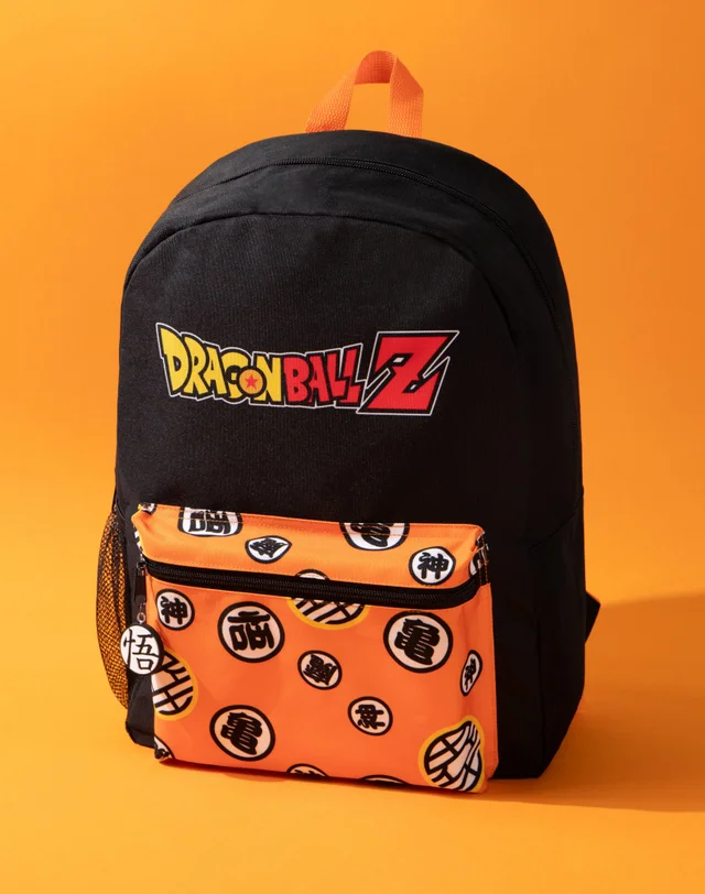 Dragon Ball Z Kids Blue Front Printed Backpack