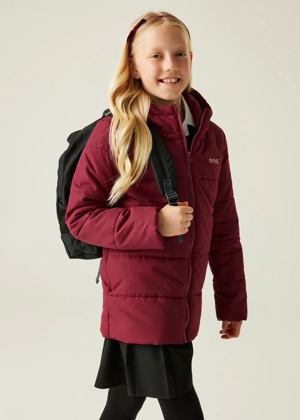 Regatta Ruby Kids' Halkner Reflective Jacket (3-16yrs) - 11-12 Yrs Image 1