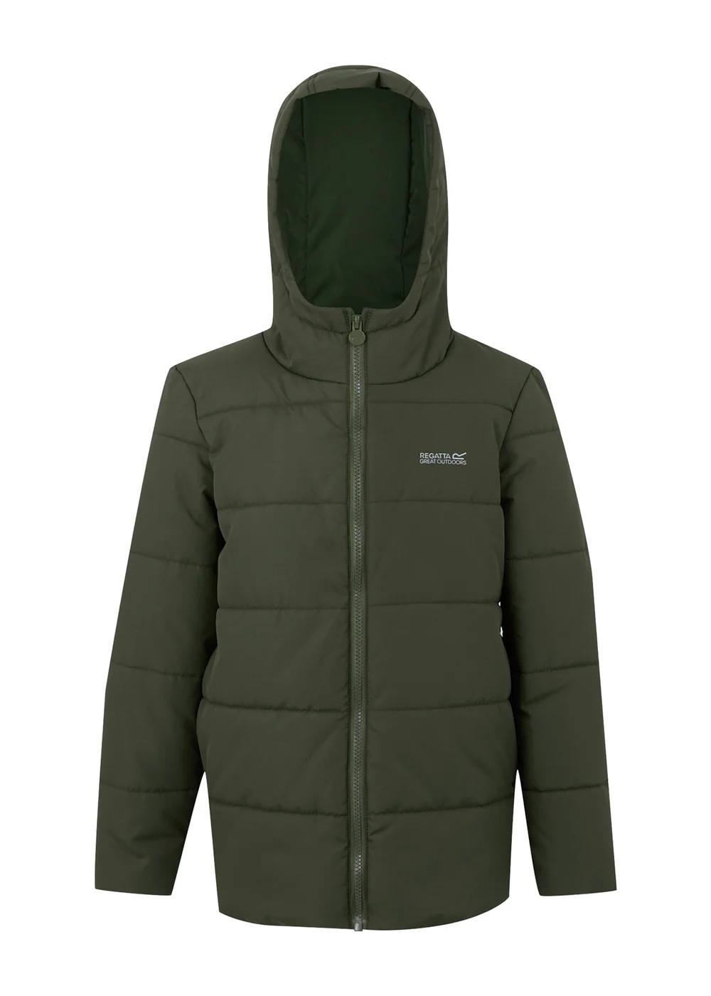 Regatta Forest Green Kids' Halkner Reflective Jacket (3-16yrs) - 5-6 Yrs Image 5