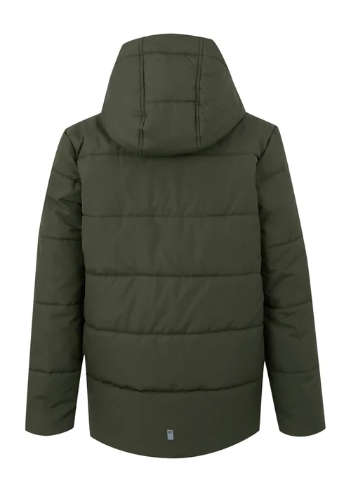 Regatta Forest Green Kids' Halkner Reflective Jacket (3-16yrs) - 5-6 Yrs Image 6