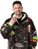 Teenage Mutant Ninja Turtles Grey Pizza Blanket Hoodie - One Size Image 3