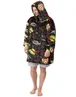 Teenage Mutant Ninja Turtles Grey Pizza Blanket Hoodie - One Size Image 4