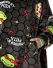 Teenage Mutant Ninja Turtles Grey Pizza Blanket Hoodie - One Size Image 5