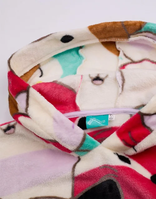 Vanilla Underground Squishmallows Kids Multicoloured Character Blanket Hoodie - One Size Image 3