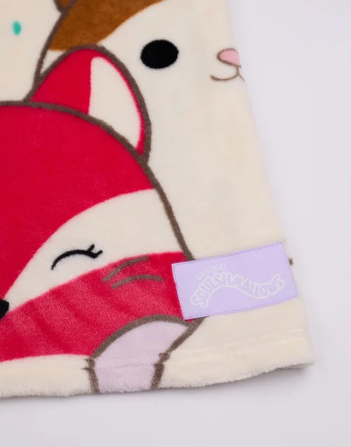 Vanilla Underground Squishmallows Kids Multicoloured Character Blanket Hoodie - One Size Image 4