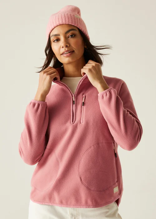 Regatta Dusty Pink Frankie Half Zip Lightweight Fleece - 20 Image 1