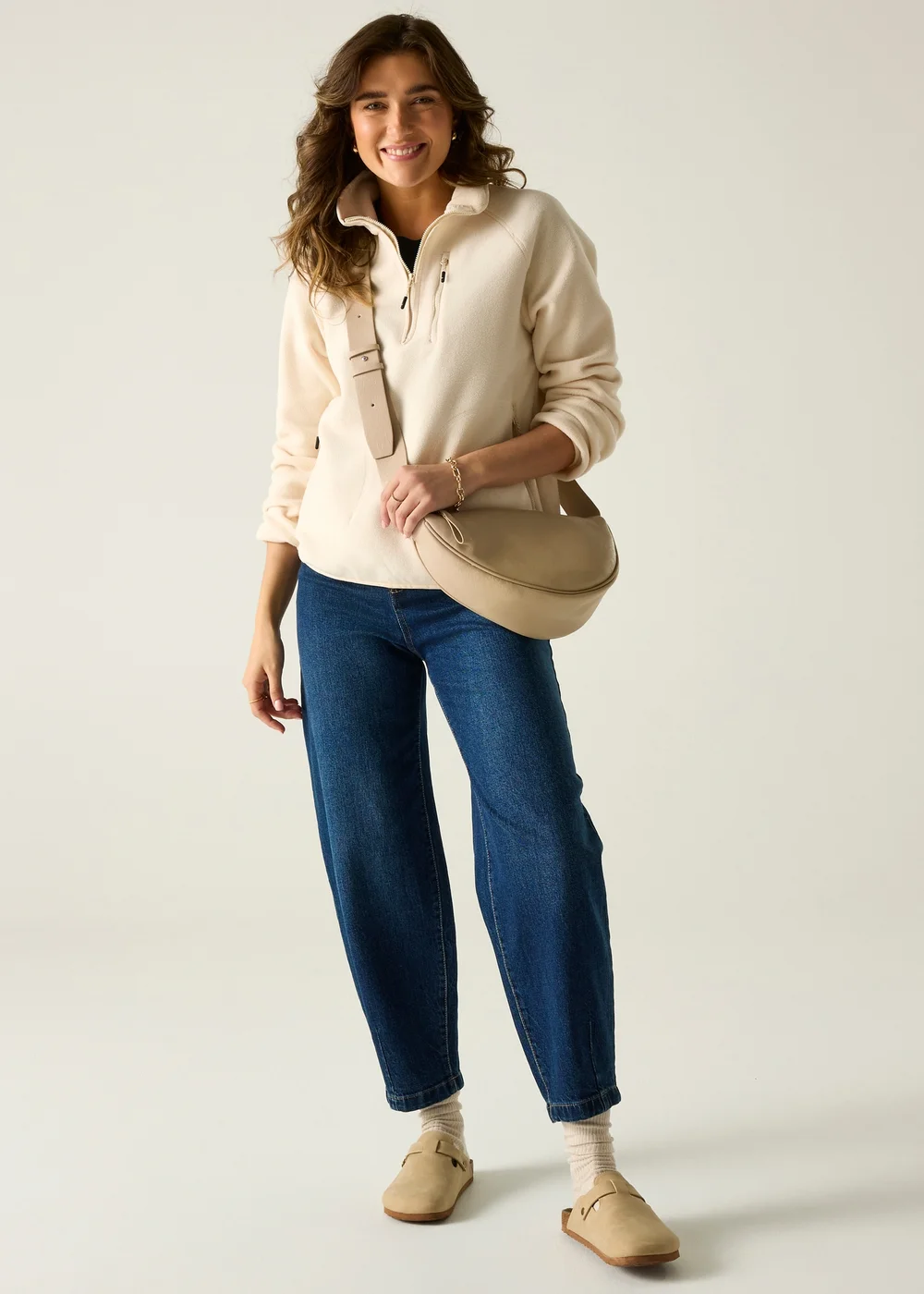 Regatta Light Vanilla Frankie Half Zip Fleece - 20 Image 4