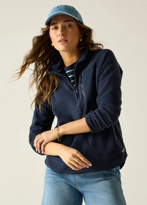 Regatta Navy Frankie Half Zip Fleece - 14 Image 3