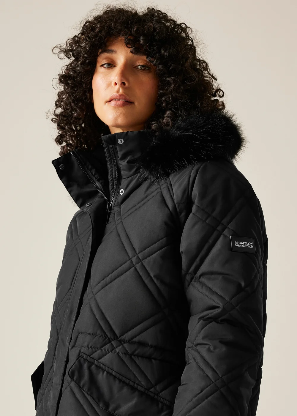 Regatta Black Freyla Durable Jacket - 10 Image 6