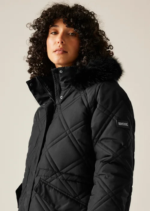 Regatta Black Freyla Durable Jacket - 10 Image 6