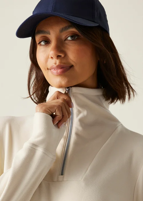Regatta White Demmi Half Zip Fleece - 12 Image 4