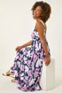 Roman Navy Floral Strappy Maxi Dress - 18 Image 1