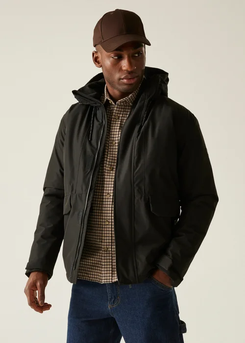 Regatta Black Sterlings Waterproof Insulated Jacket - 2XL Image 1