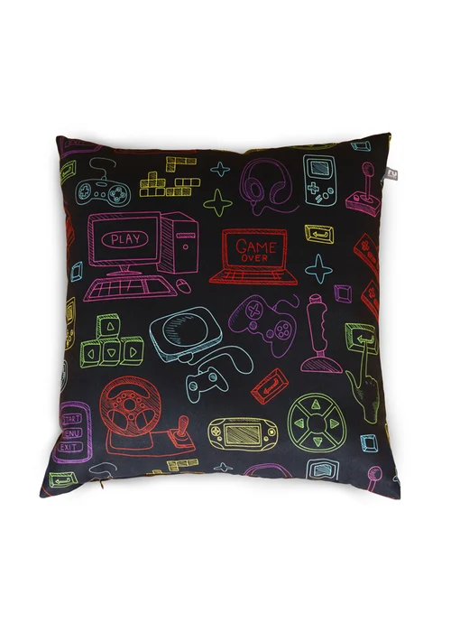 rucomfy Retro Gaming Cushion - One Size Image 1