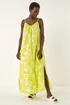Roman Lime Floral Strappy Maxi Dress - 12 Image 3