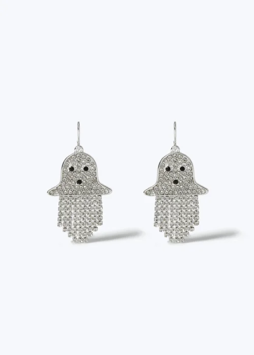 Muse Halloween Silver Cupchain Ghost - One Size Image 1