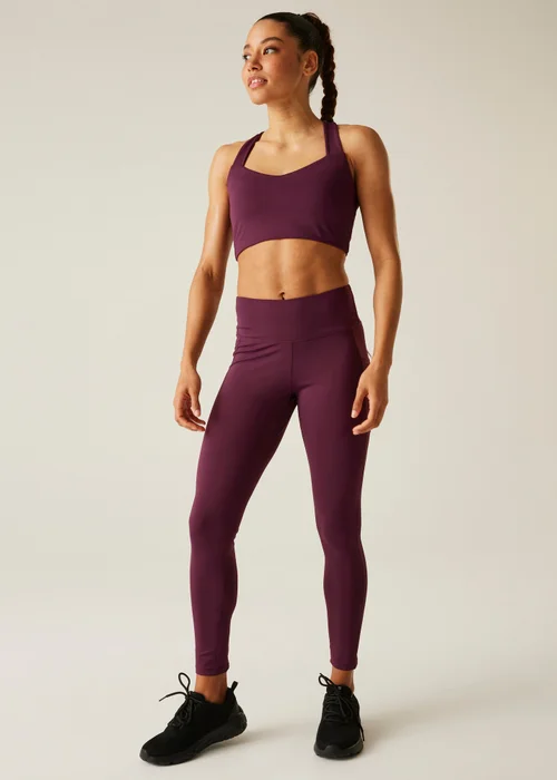 Dare 2b Aubergine Swift III Antibacterial Bra - Small Image 3