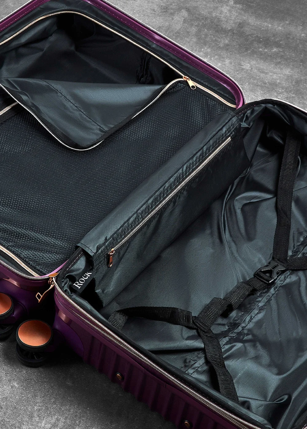 Rock Selene Suitcase Purple - Cabin Image 5